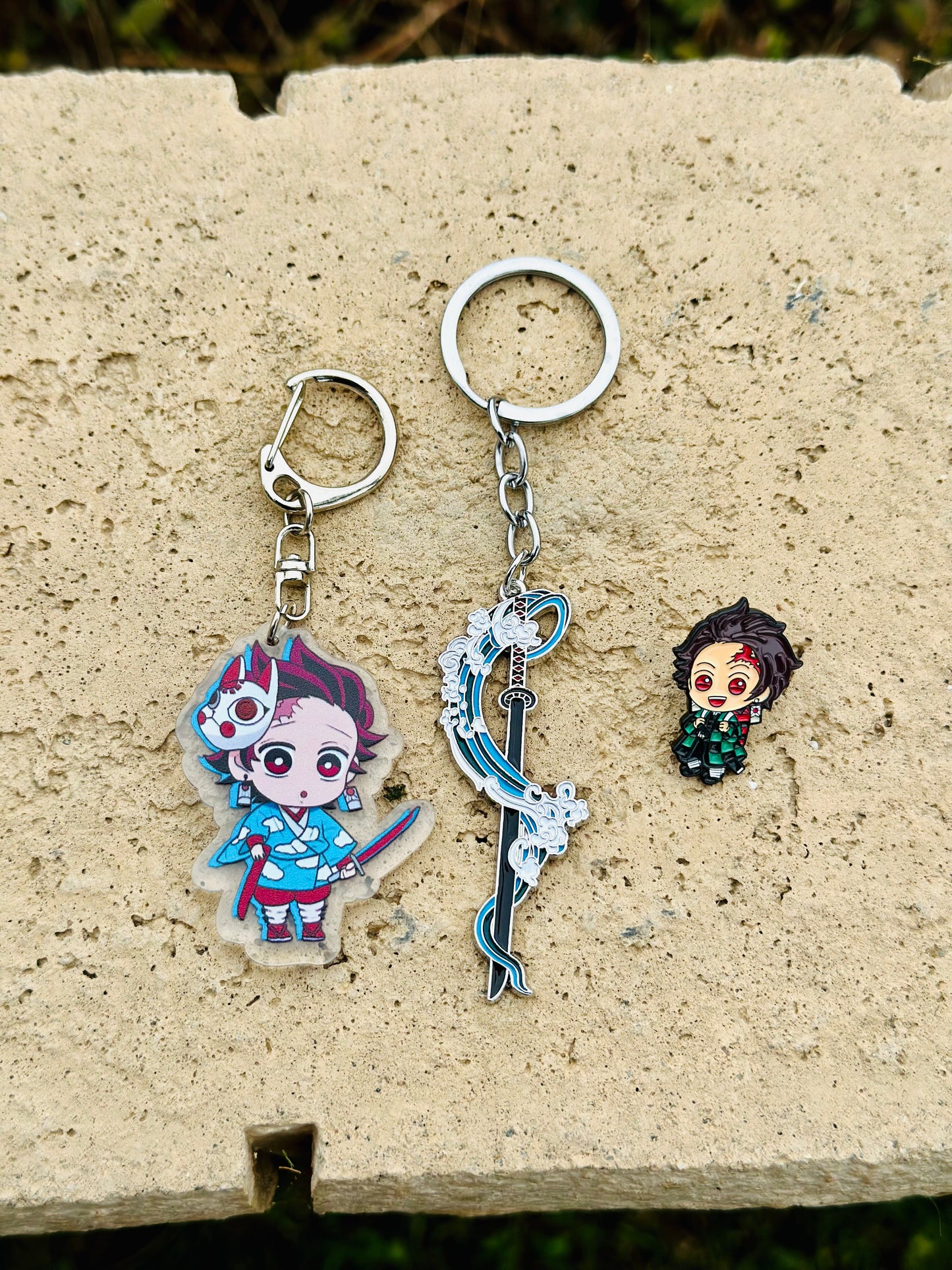 Water Anime Key Chain Parody