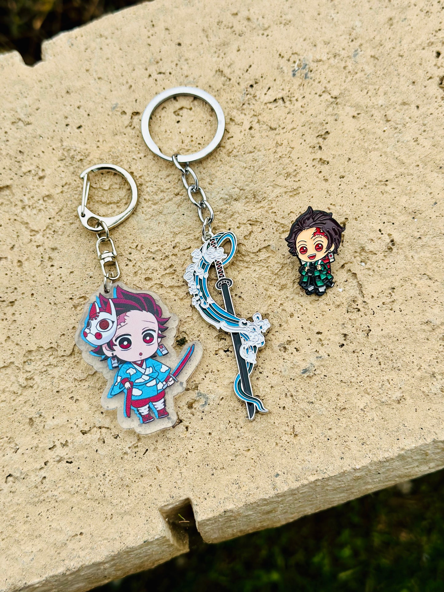 Water Anime Key Chain Parody