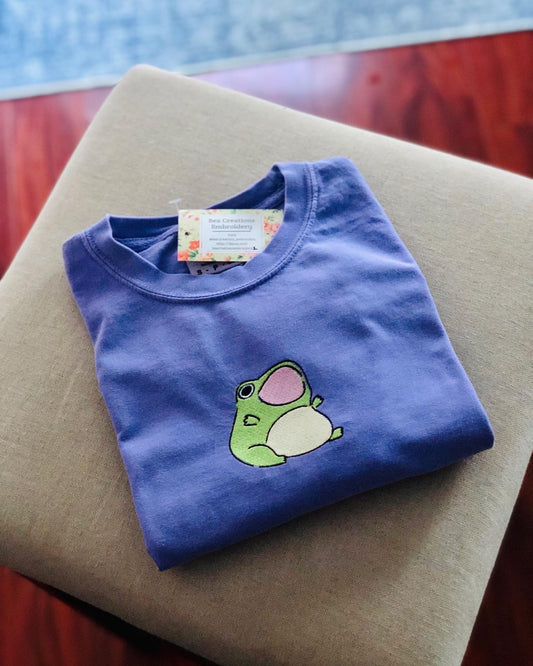 Purple Frog Short Sleeve T-shirt